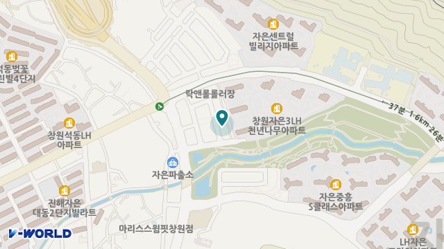 (주)케어링 주간보호센터 창원 진해점 위치 지도