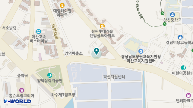 (주)케어링주간보호센터 창원마산점 위치 지도