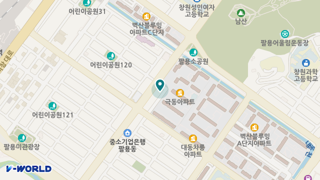 수주간보호센터(창원점) 위치 지도