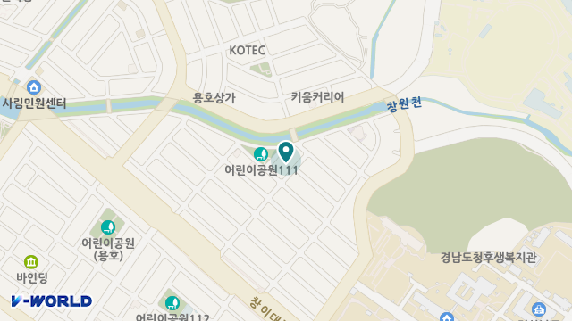 개나리노인돌봄센터 위치 지도