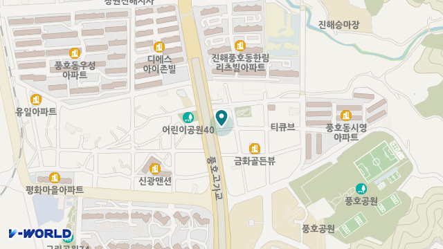 진해주간보호센터 위치 지도