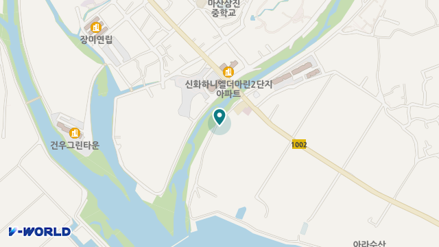 애양노인통합지원센터 위치 지도