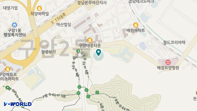 경남노인통합지원센터 위치 지도