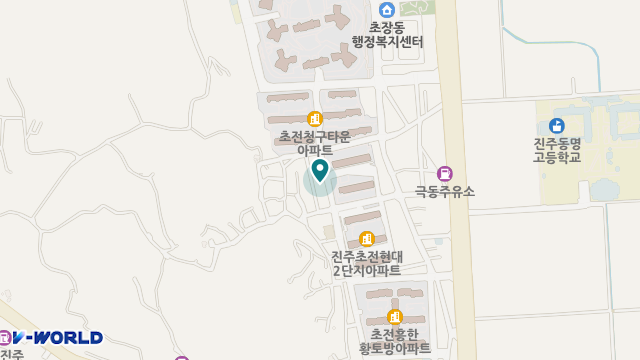 초장재가노인복지센터 위치 지도