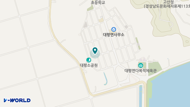 대평재가복지센터 위치 지도