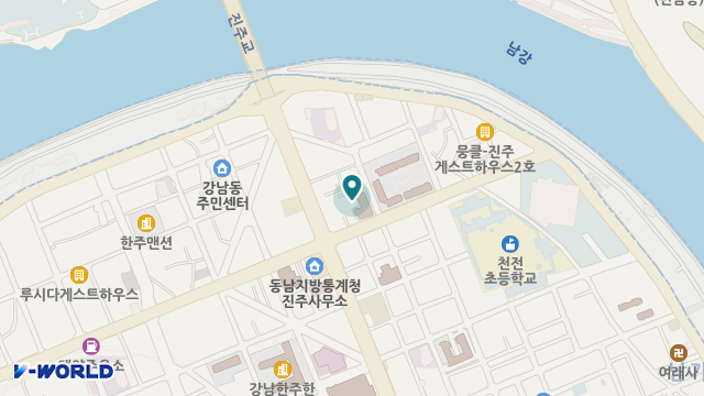 진주금빛재가노인복지센터 위치 지도