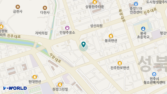 서진주재가노인복지센터 위치 지도