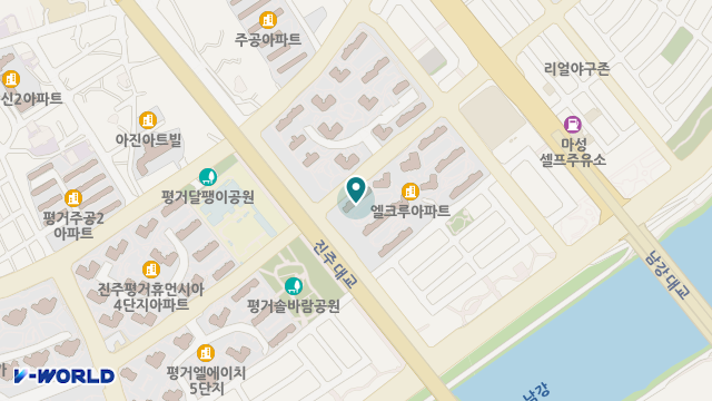 진주사랑재가센터 위치 지도