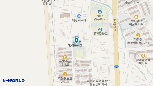 한양노인통합지원센터 위치 지도