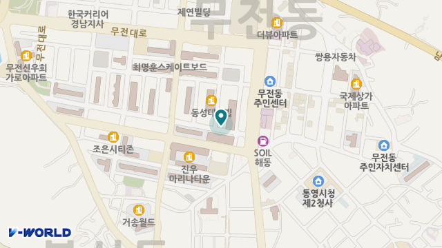 통영사랑 주야간보호센터 위치 지도