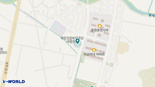 사천도우누리 돌봄통합재가센터 위치 지도