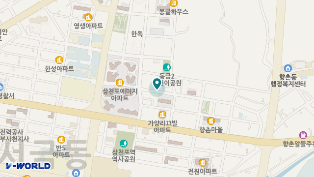 동산재가복지시설 위치 지도