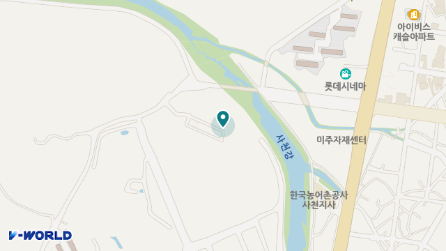카이어르신유치원사천점 위치 지도