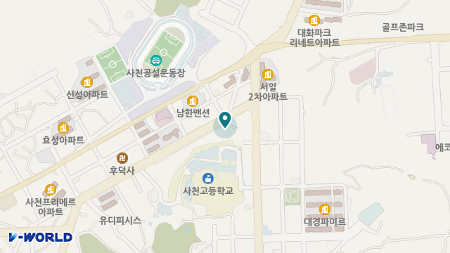 은호재가복지센터 위치 지도