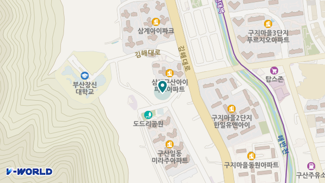 김해시노인종합복지관주간보호센터 위치 지도