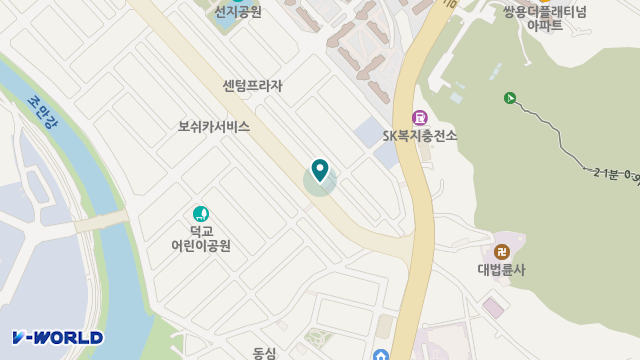 김해사랑노인주야간보호센터 위치 지도