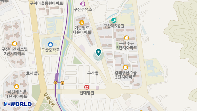 김해생생노인주간보호센터 위치 지도