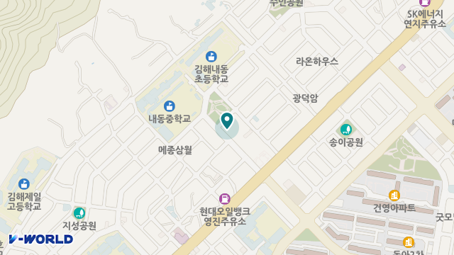 내외동 주간보호센타 위치 지도
