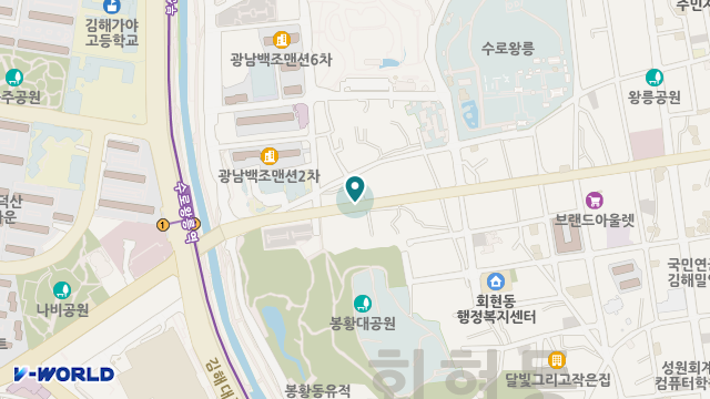 화목재가노인복지센터 위치 지도