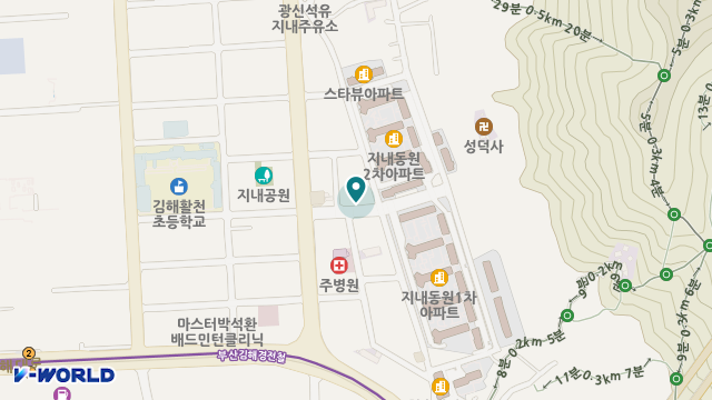 김해실버데이케어센터 위치 지도