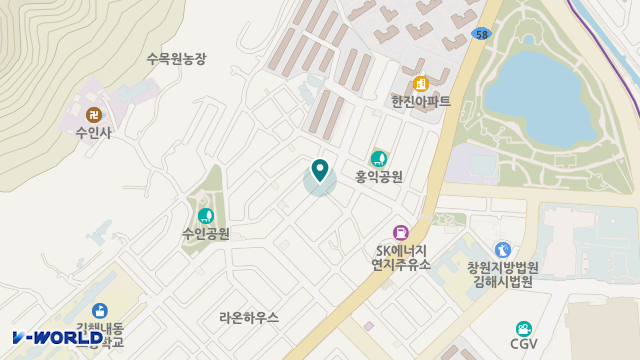 지엔(GN)경남 위치 지도
