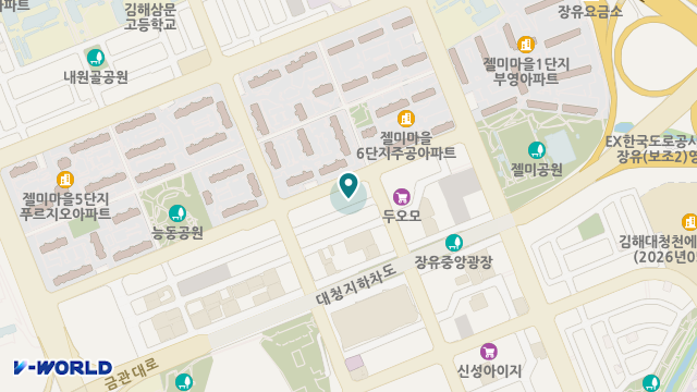 다누리복지센터 위치 지도