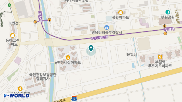 ㈜케어링 주간보호센터 김해점 위치 지도