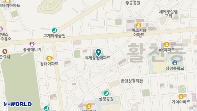 정다운재가노인복지센터 위치 지도
