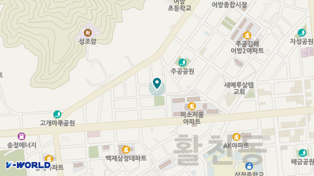 아솔재가노인복지센터 위치 지도