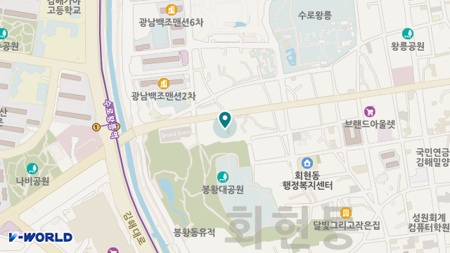 김해힐링재가노인복지센터 위치 지도