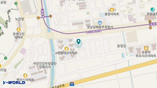 김해 제일조은 주간보호센터 위치 지도