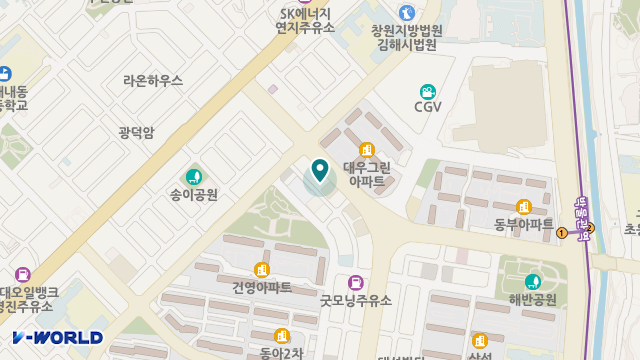 김해고은주간보호센터 내외점 위치 지도
