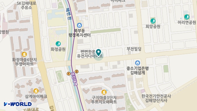 내고향재가노인복지센터 위치 지도