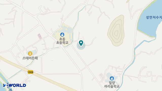 밀양노인통합지원센터 위치 지도