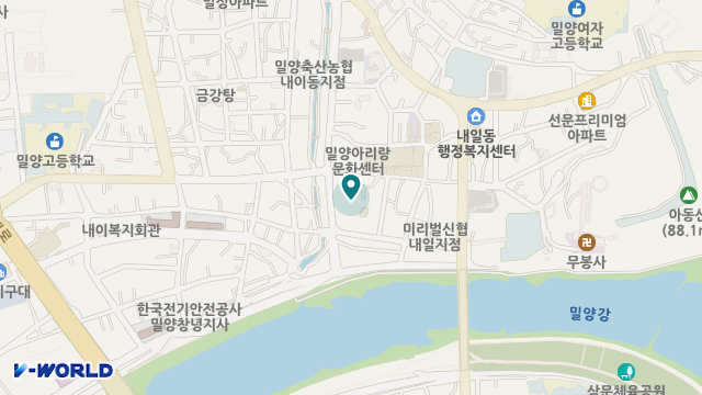 청솔'노인복지센터 위치 지도