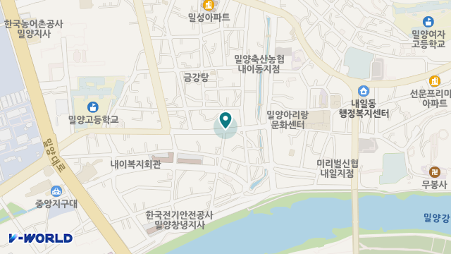 밀양 성심재가복지센터 위치 지도