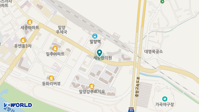 대교뉴이프 방문요양센터 밀양센터 위치 지도