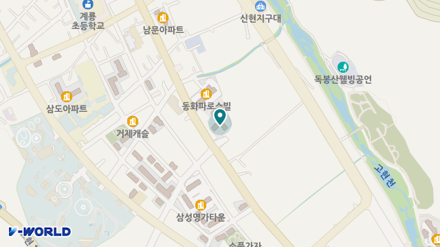 거제노인통합지원센터 위치 지도