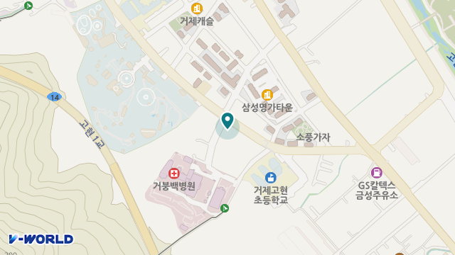 거제드림재가노인복지센터 위치 지도