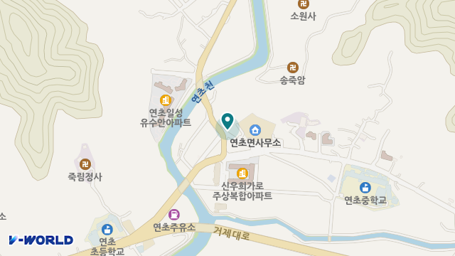 새거제노인복지센터 위치 지도