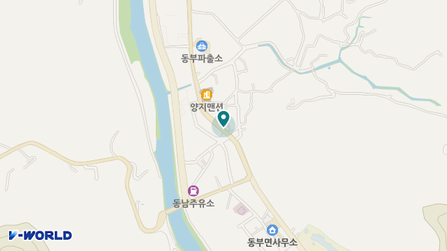 동부재가노인복지센터 위치 지도