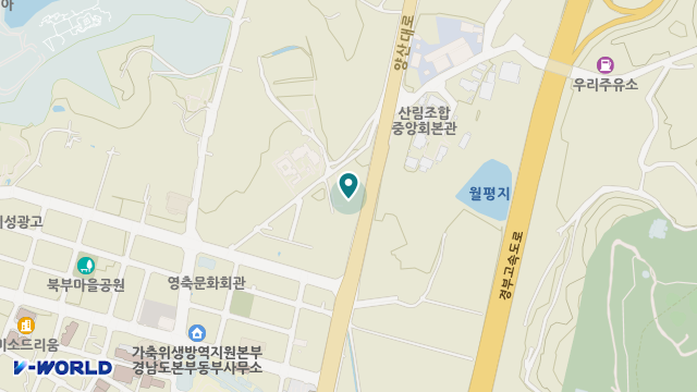 통도사자비원노인통합지원센터 위치 지도