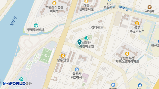 양산도우누리치매전문센터 위치 지도