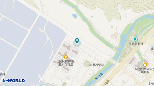 주남효성의집 위치 지도