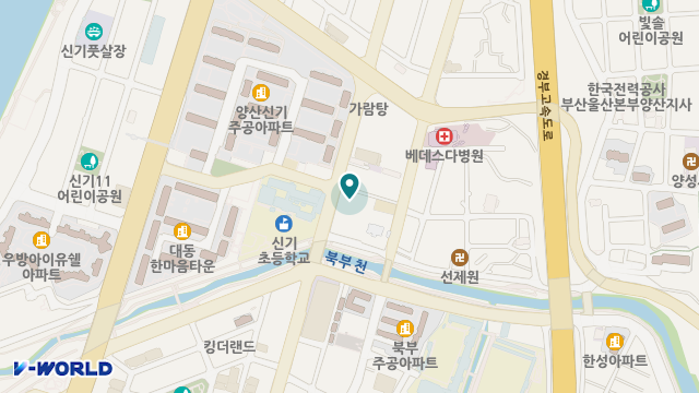 신기재가복지센터 위치 지도
