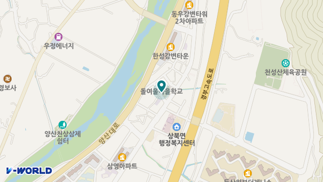 상북재가복지센터 위치 지도