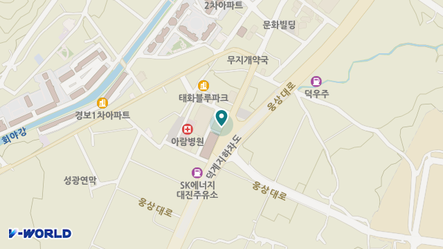 양산효재가복지센터 위치 지도
