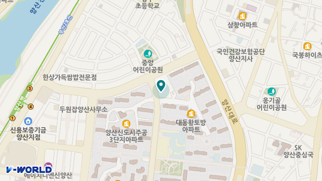 행복재가복지센터 위치 지도