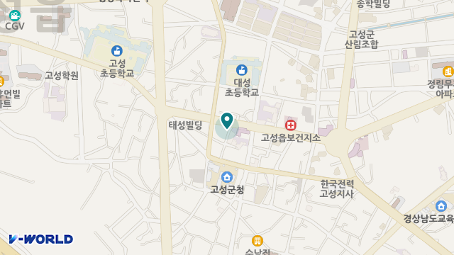 신기의료기 고성점 위치 지도