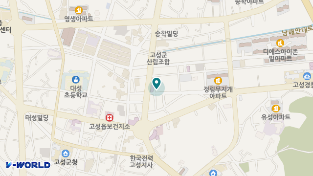 청춘노인복지센터 위치 지도